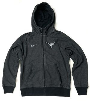 Nike Texas Longhorns Football Hoodie Hoody Mens Size M Medium Dark Grey NWT